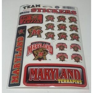 Maryland Terps Westrick Paper Company Team Vinyl Stickers